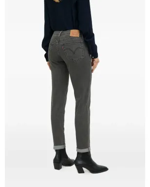 Levi's ミッドライズジーンズ ブラック - サムネイル3