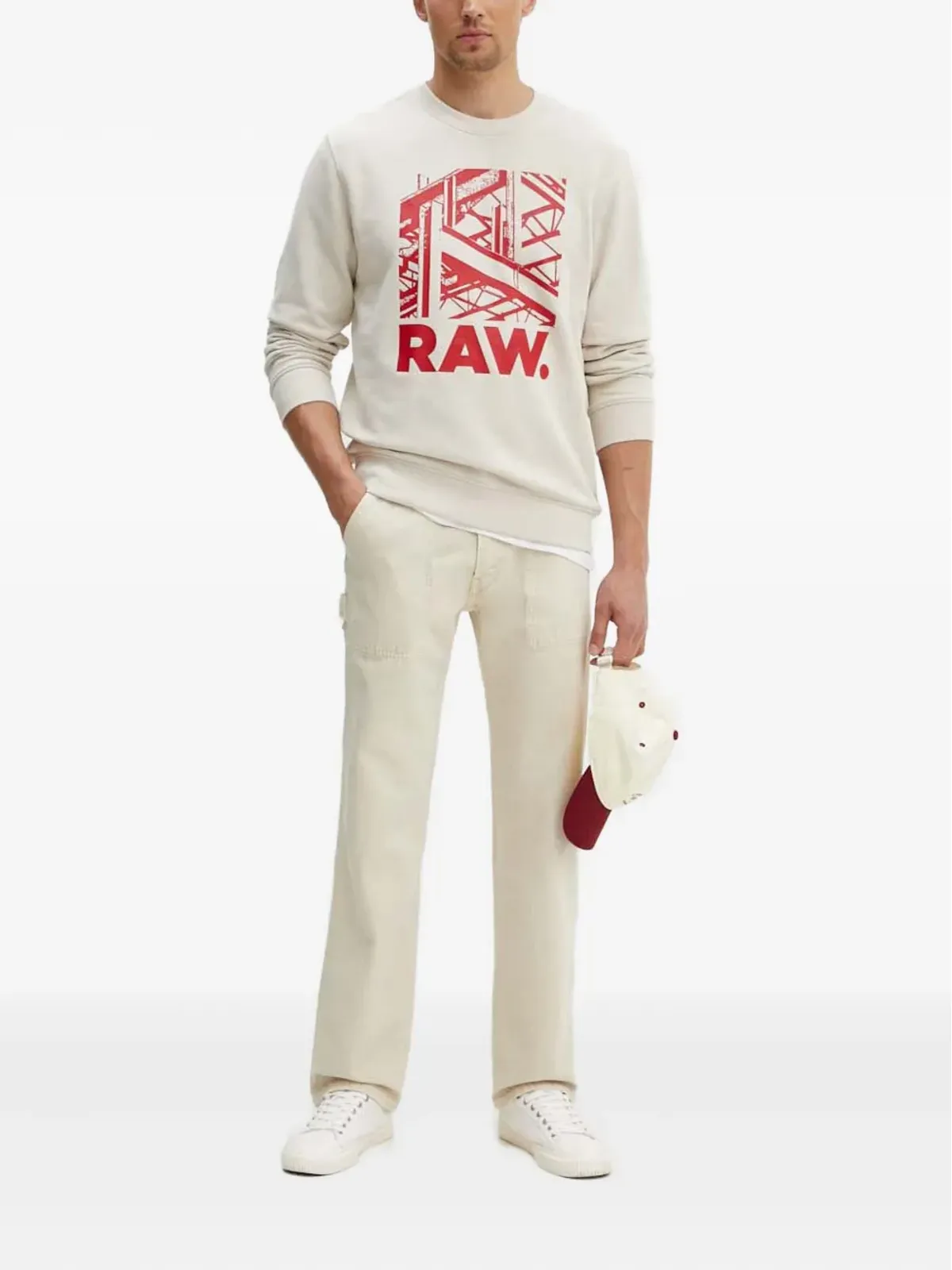 Levi's 555™ パッチポケット ジーンズ ホワイト - 画像3