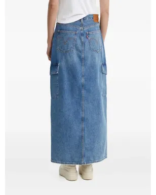 Levi's カーゴポケットスカート ブルー - サムネイル4