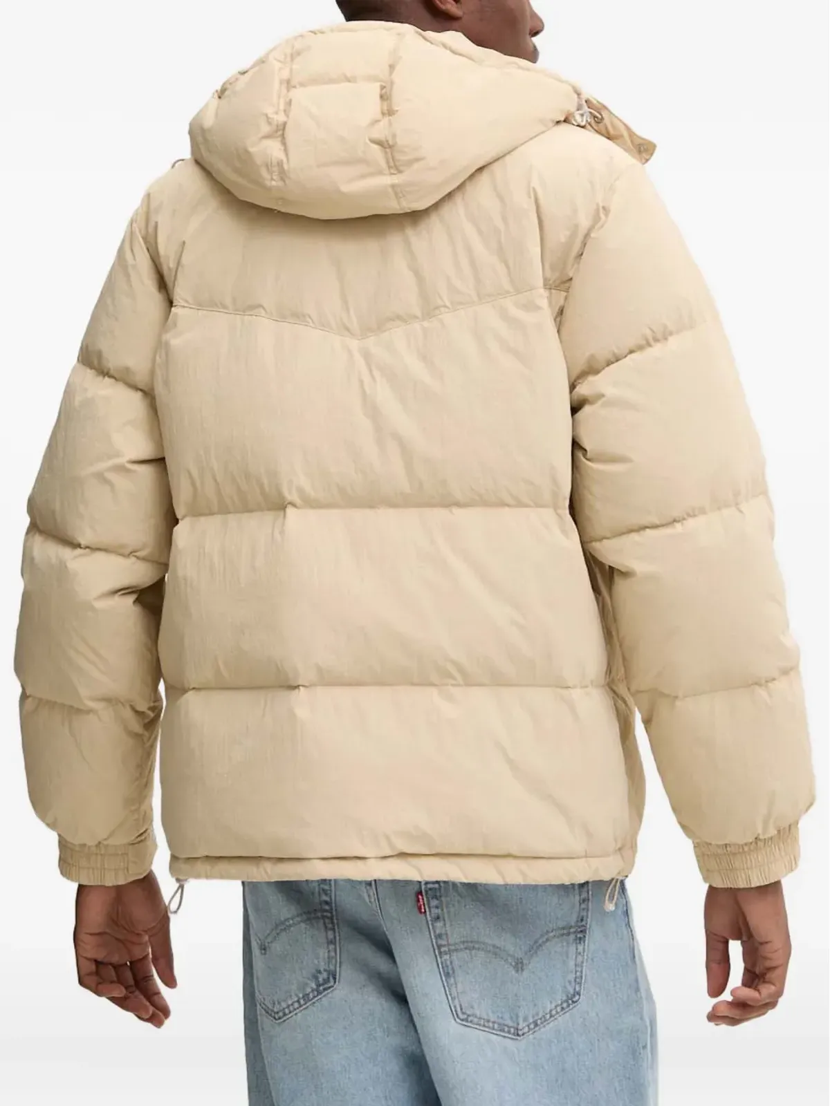 Levi's ロックリッジ フード付きパファージャケット - 画像3