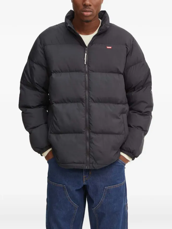LEVI'S Levi's ジップファスナー付きパファージャケット ブラックの商品画像