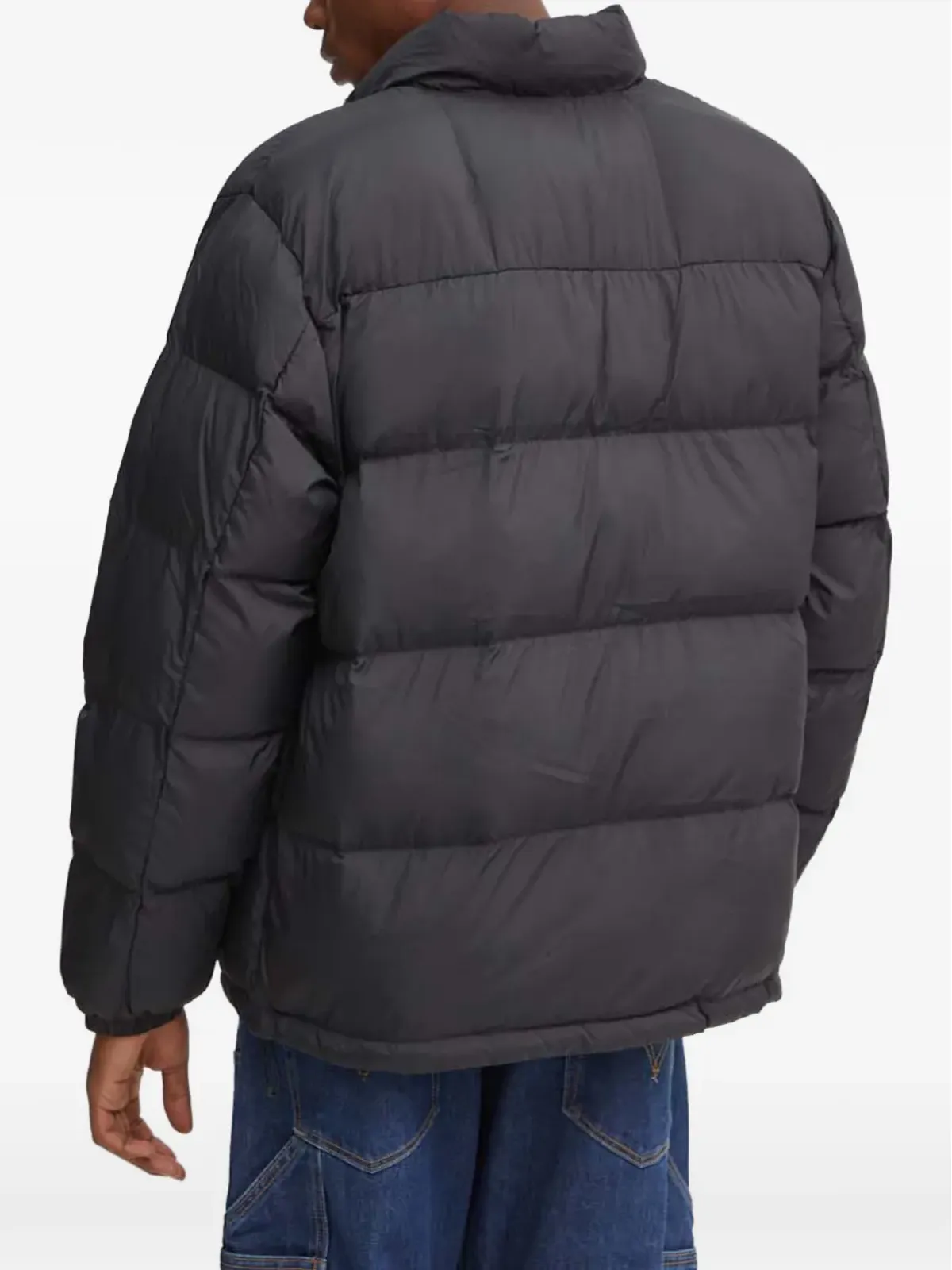 Levi's ジップファスナー付きパファージャケット ブラック - 画像3