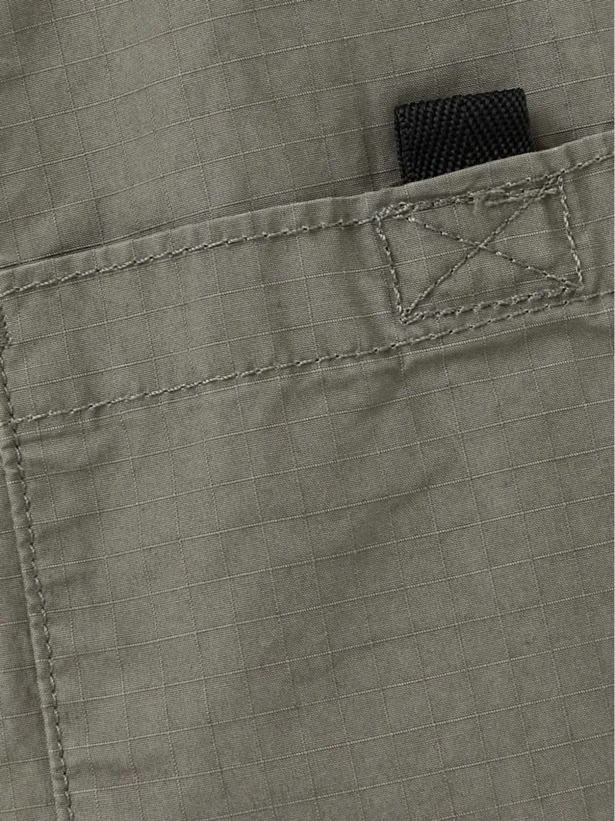 Levi's ユーティリティ ジップディテールパンツ グリーン - 画像5