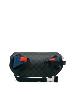 Louis Vuitton 2018年 エピ ダミエ・グラフィット ベルトバッグ ブルー - サムネイル2