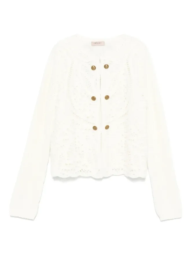 TWINSET TWINSET オープンニット カーディガン - ホワイトの商品画像