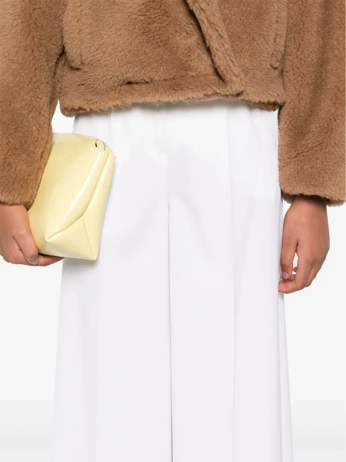 Max Mara Ninfa ワイドレッグパンツ - ニュートラル系 - 画像5