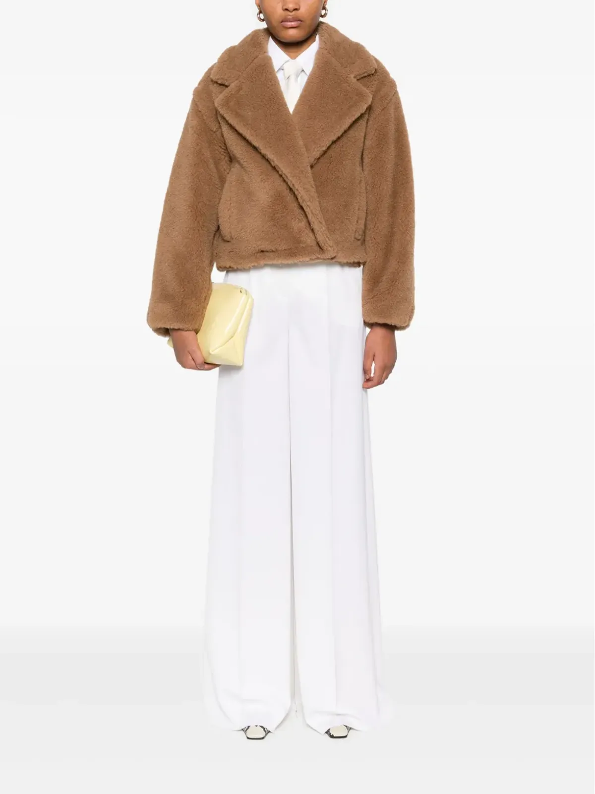 Max Mara Ninfa ワイドレッグパンツ - ニュートラル系 - 画像2