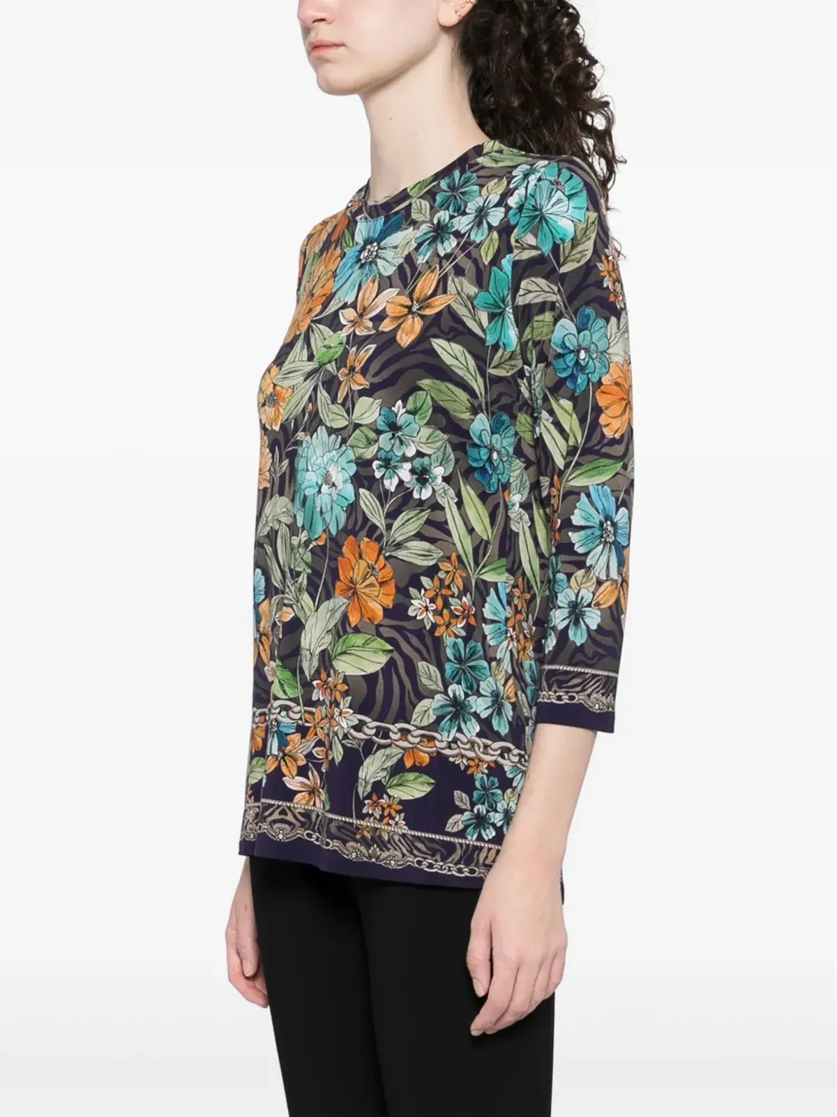 Johnny Was The Janie 3/4 sleeve Tee - 画像3