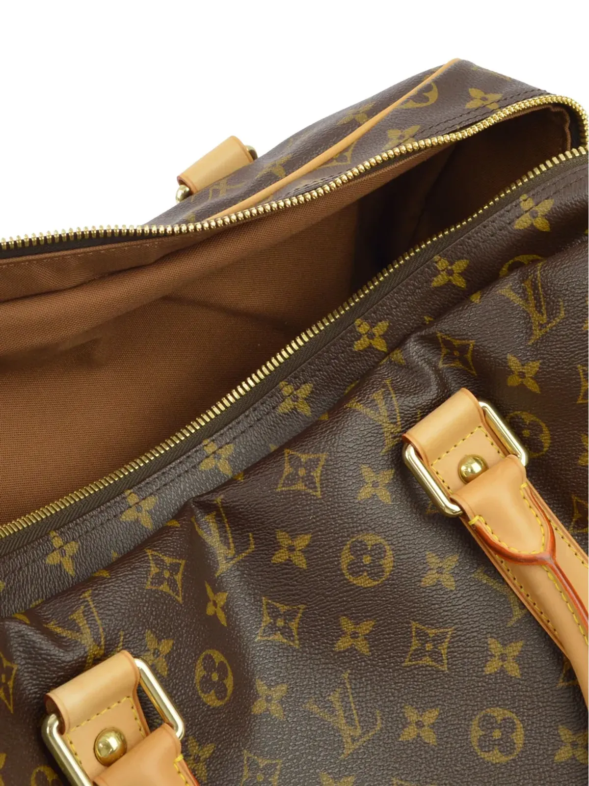 Louis Vuitton ビンテージ 2010年 キャリーオール トラベルバッグ ブラウン - 画像4