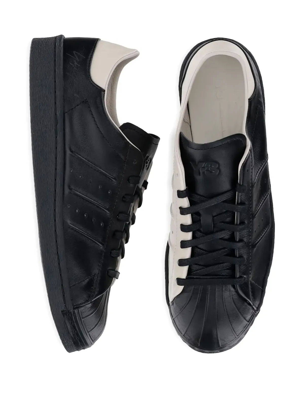 Y-3 スーパースター スニーカー - ブラック - 画像4