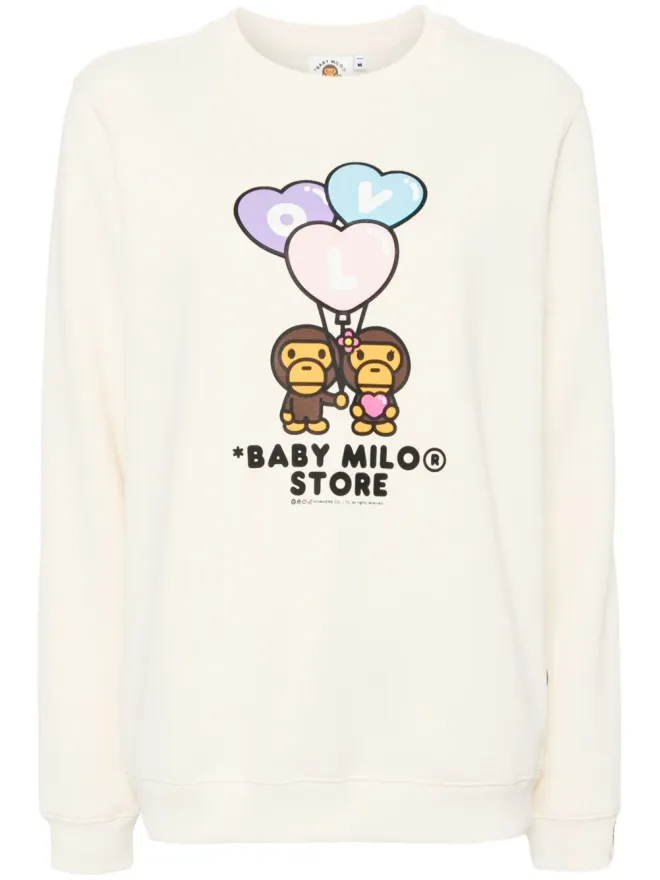 A BATHING APE® A BATHING APE® Baby Milo クルーネック スウェットシャツの商品画像
