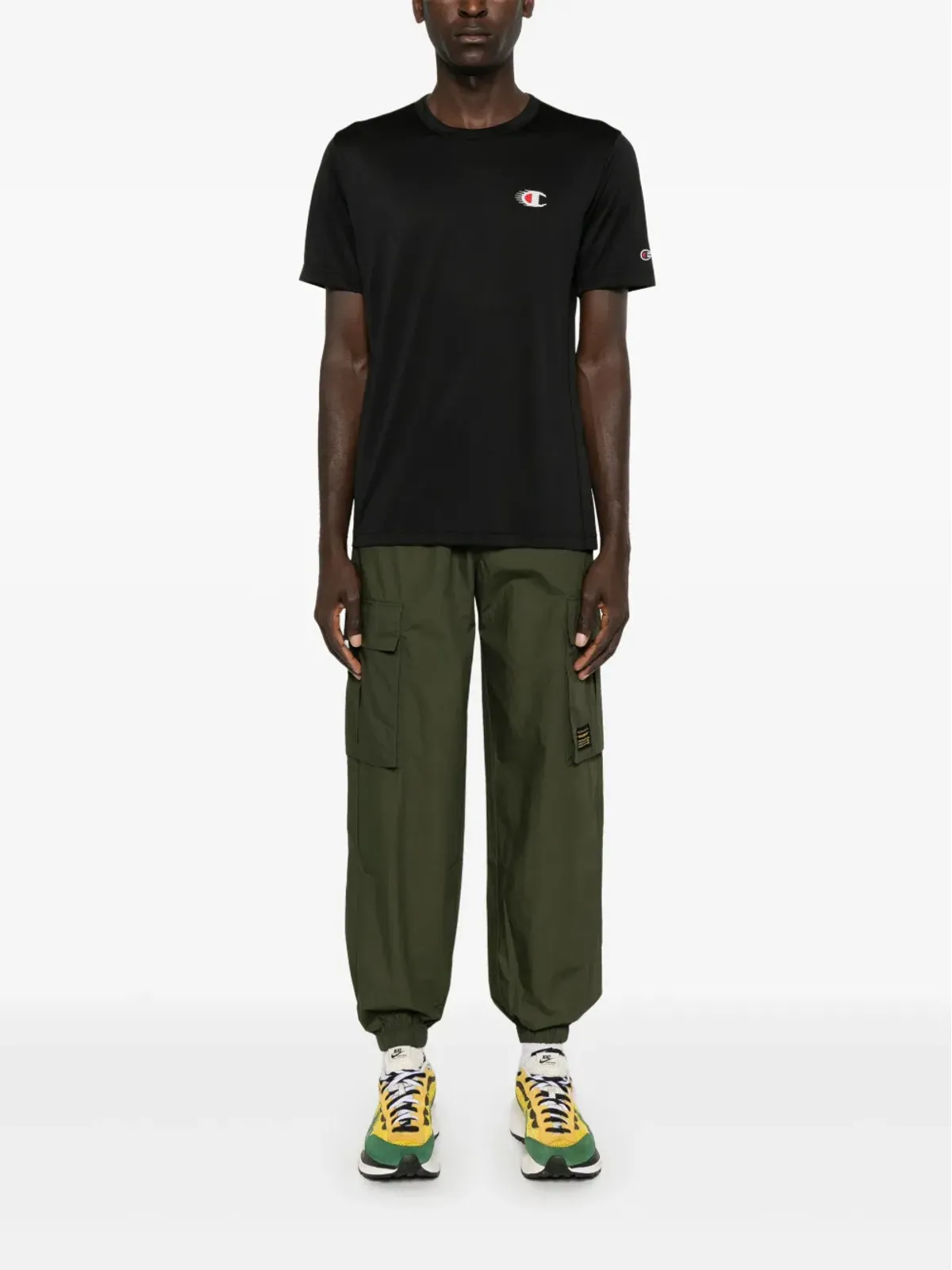 Champion ロゴパッチ付きカーゴパンツ - 画像2