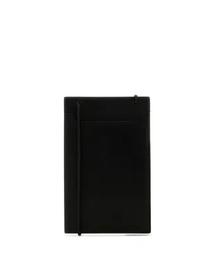 Saint Laurent ブラック レザー カードホルダー - サムネイル3