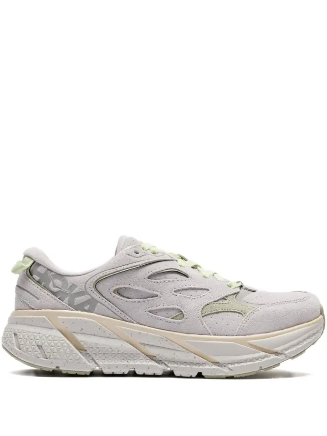 HOKA HOKA Clifton L スエード グレー スニーカーの商品画像