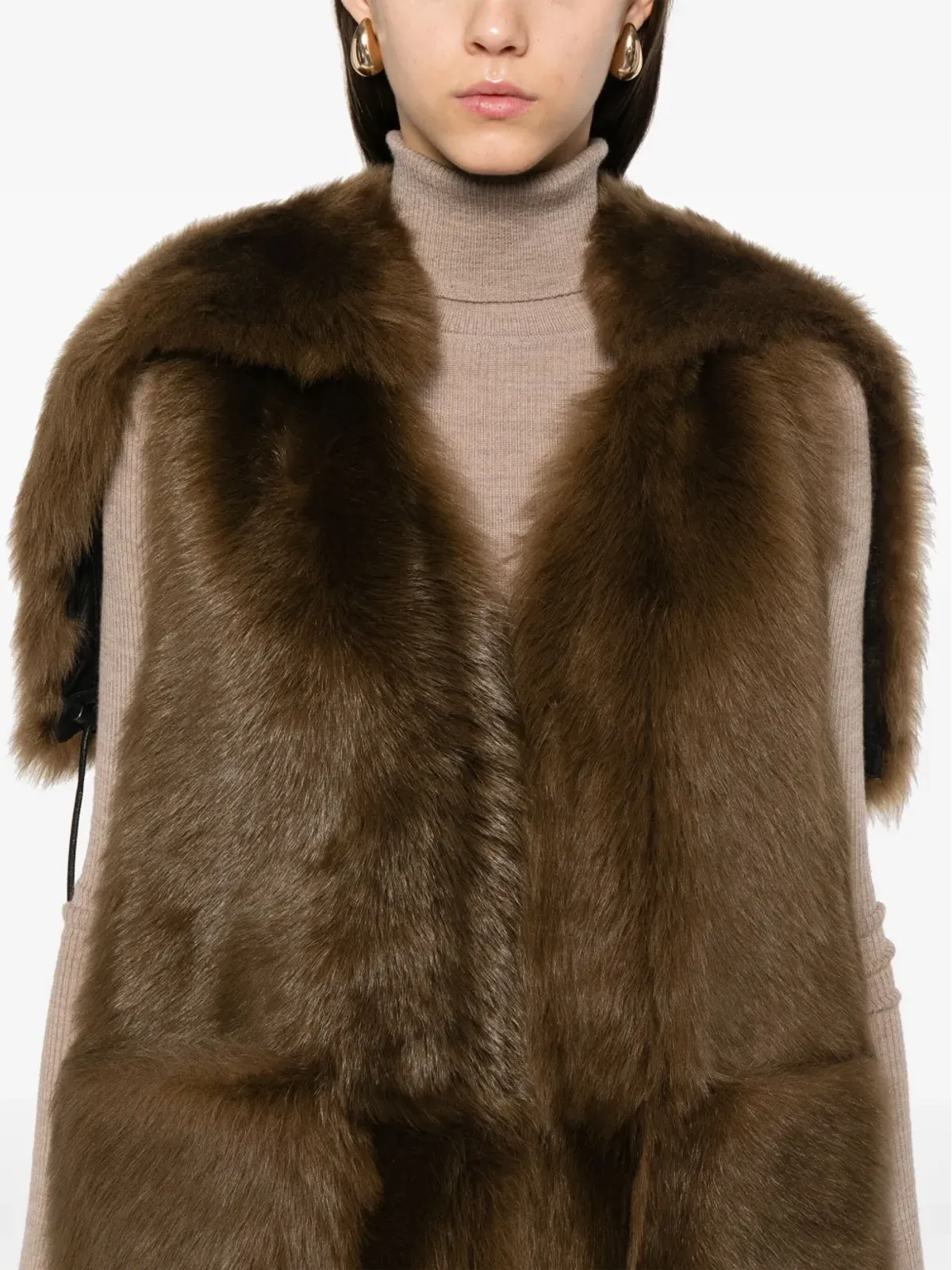 Max Mara アミーカ コート - ブラウン - 画像5