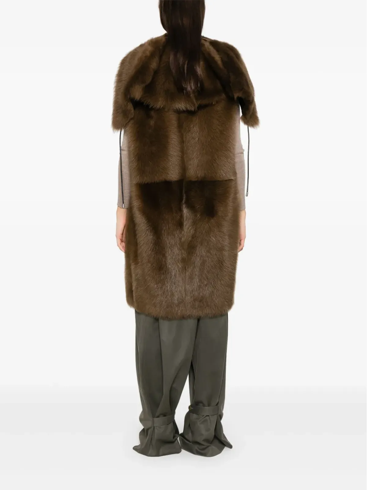 Max Mara アミーカ コート - ブラウン - 画像4