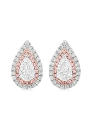 HYT Jewelry 18Kホワイトゴールド ダイヤモンド イヤリング - サムネイル1