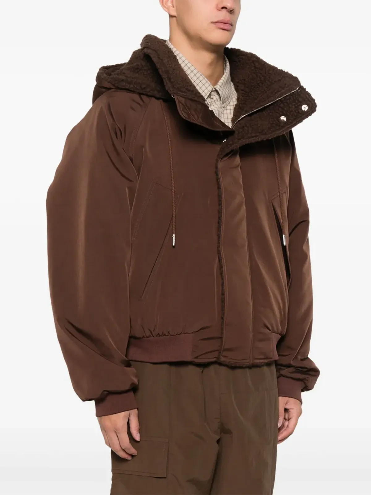 BLUEMARBLE Cup jacket - Brown - 画像3
