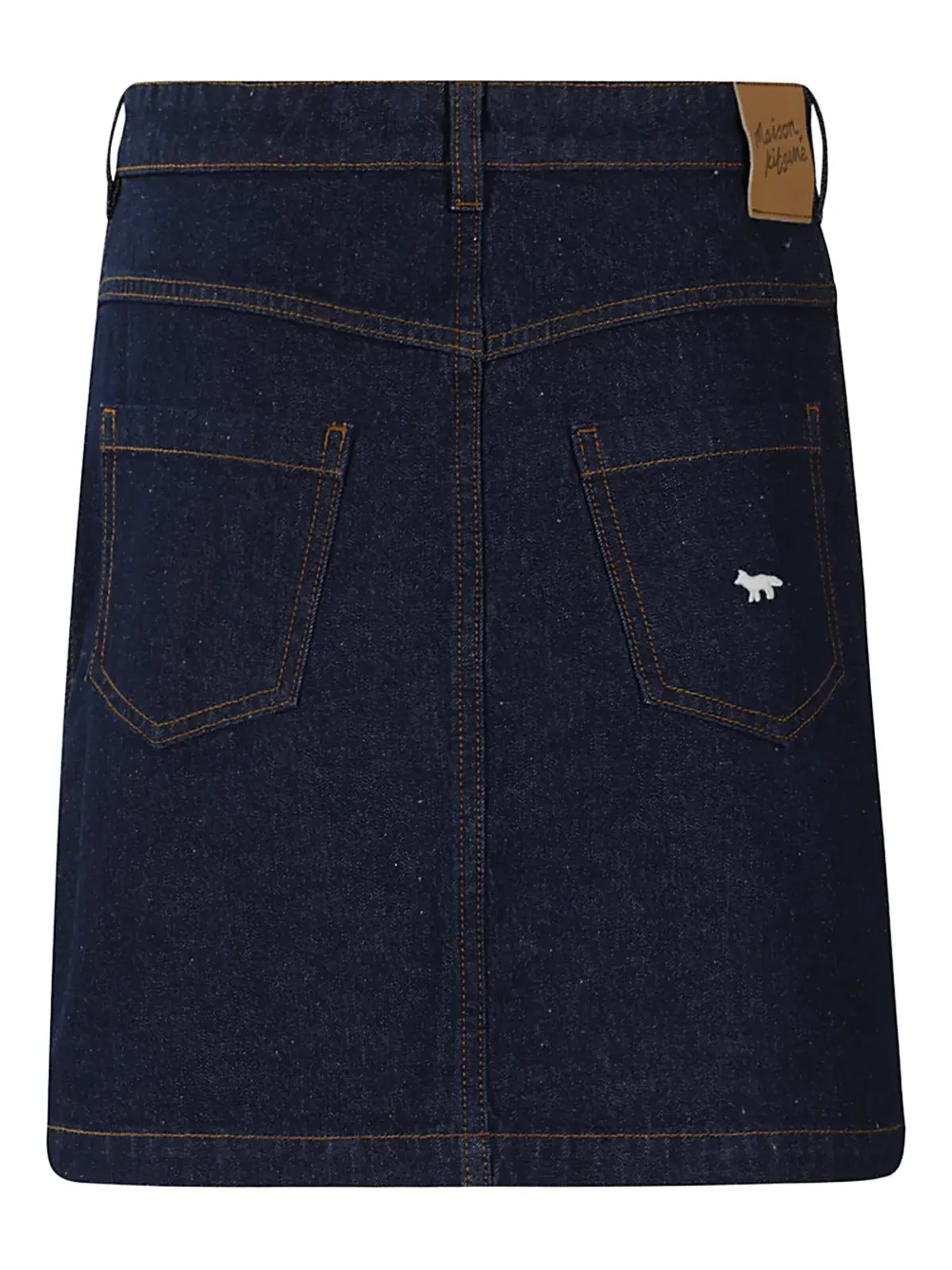 Maison Kitsuné ボタンアップ デニム ミニスカート - Blue - 画像2