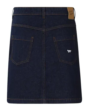 Maison Kitsuné ボタンアップ デニム ミニスカート - Blue - サムネイル2