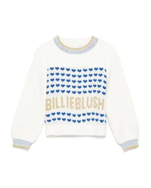 Billieblush インターシャロゴセーター - サムネイル1