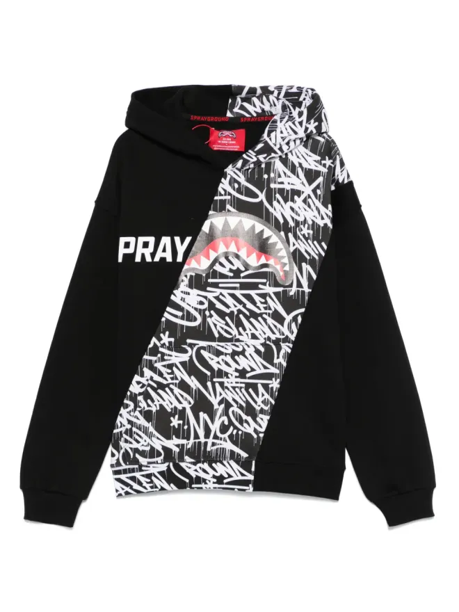sprayground kid sprayground kid ディアゴナル・スプリット・レースウェイ・フーディーの商品画像