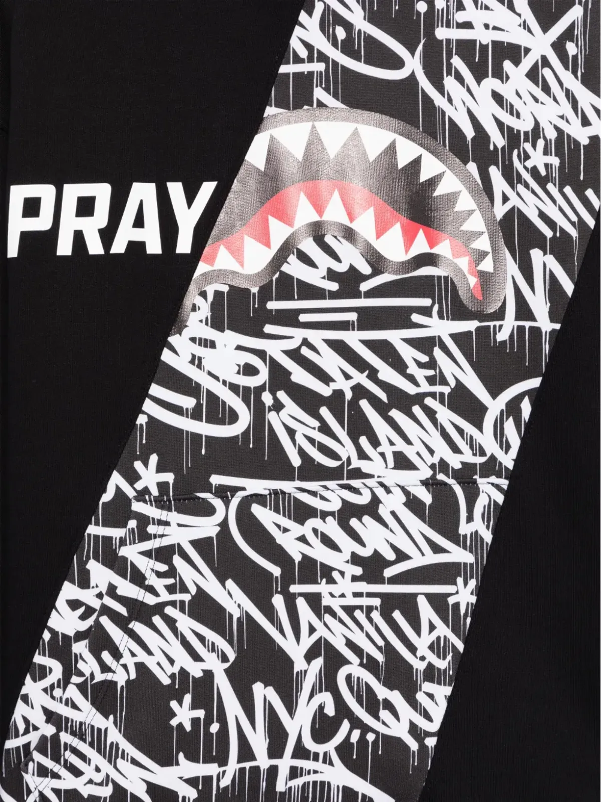sprayground kid ディアゴナル・スプリット・レースウェイ・フーディー - 画像3