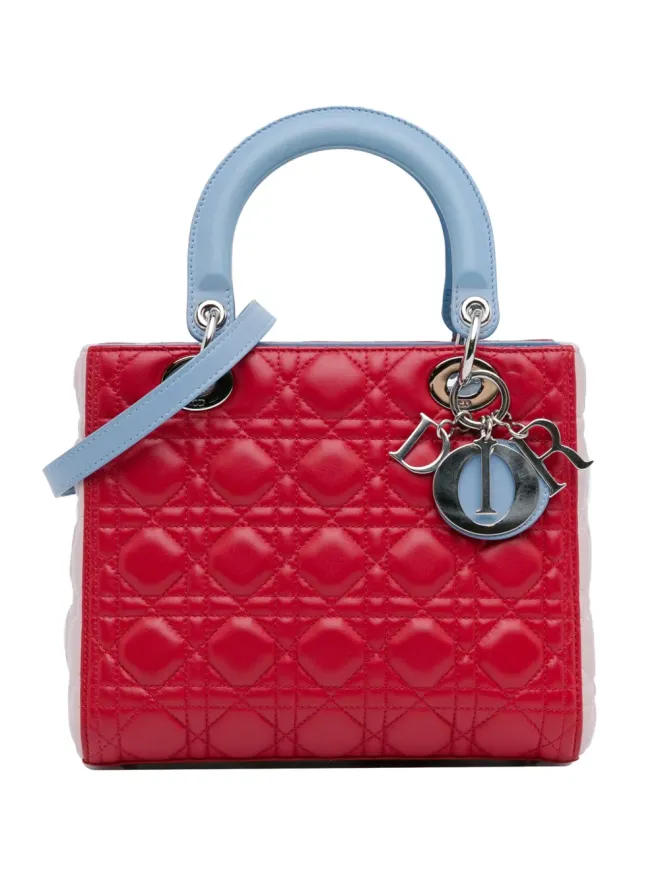 Christian Dior Pre-Owned ビンテージ Christian Dior レディ Dior サッチェル レッドの商品画像
