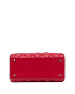 ビンテージ Christian Dior レディ Dior サッチェル レッド - サムネイル4