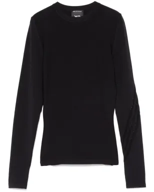 Y-3 3-Stripes トップ - ブラック - サムネイル1