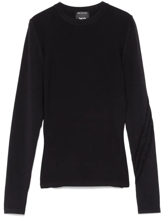 Y-3 Y-3 3-Stripes トップ - ブラックの商品画像