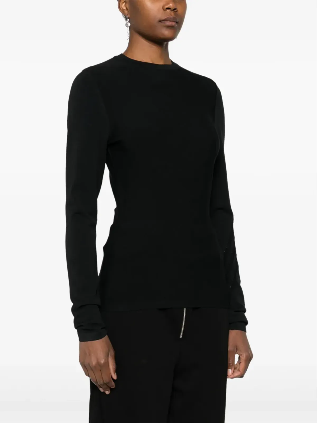 Y-3 3-Stripes トップ - ブラック - 画像3