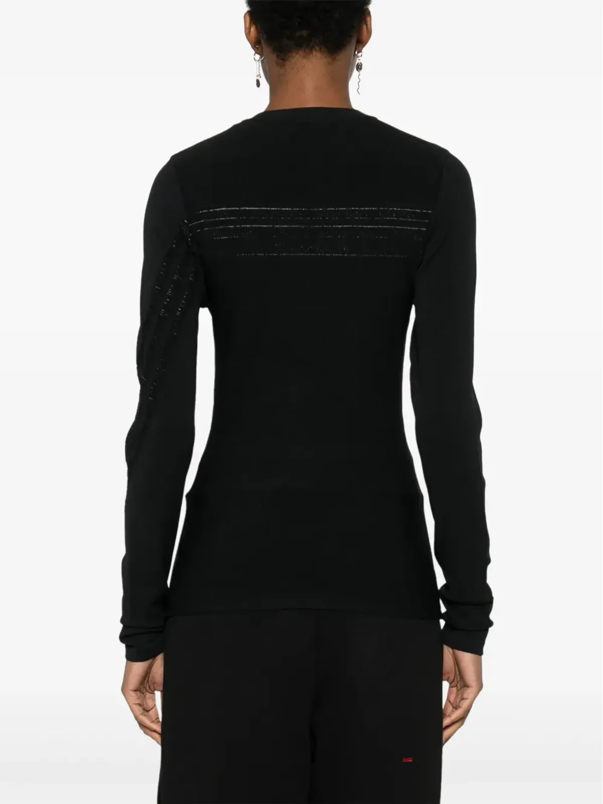 Y-3 3-Stripes トップ - ブラック - 画像4