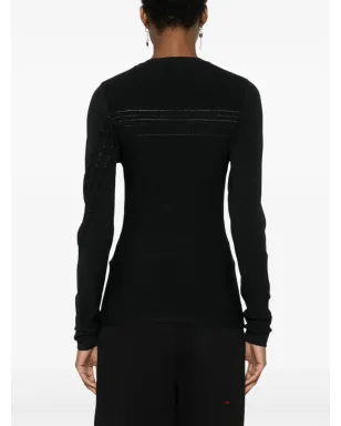 Y-3 3-Stripes トップ - ブラック - サムネイル4