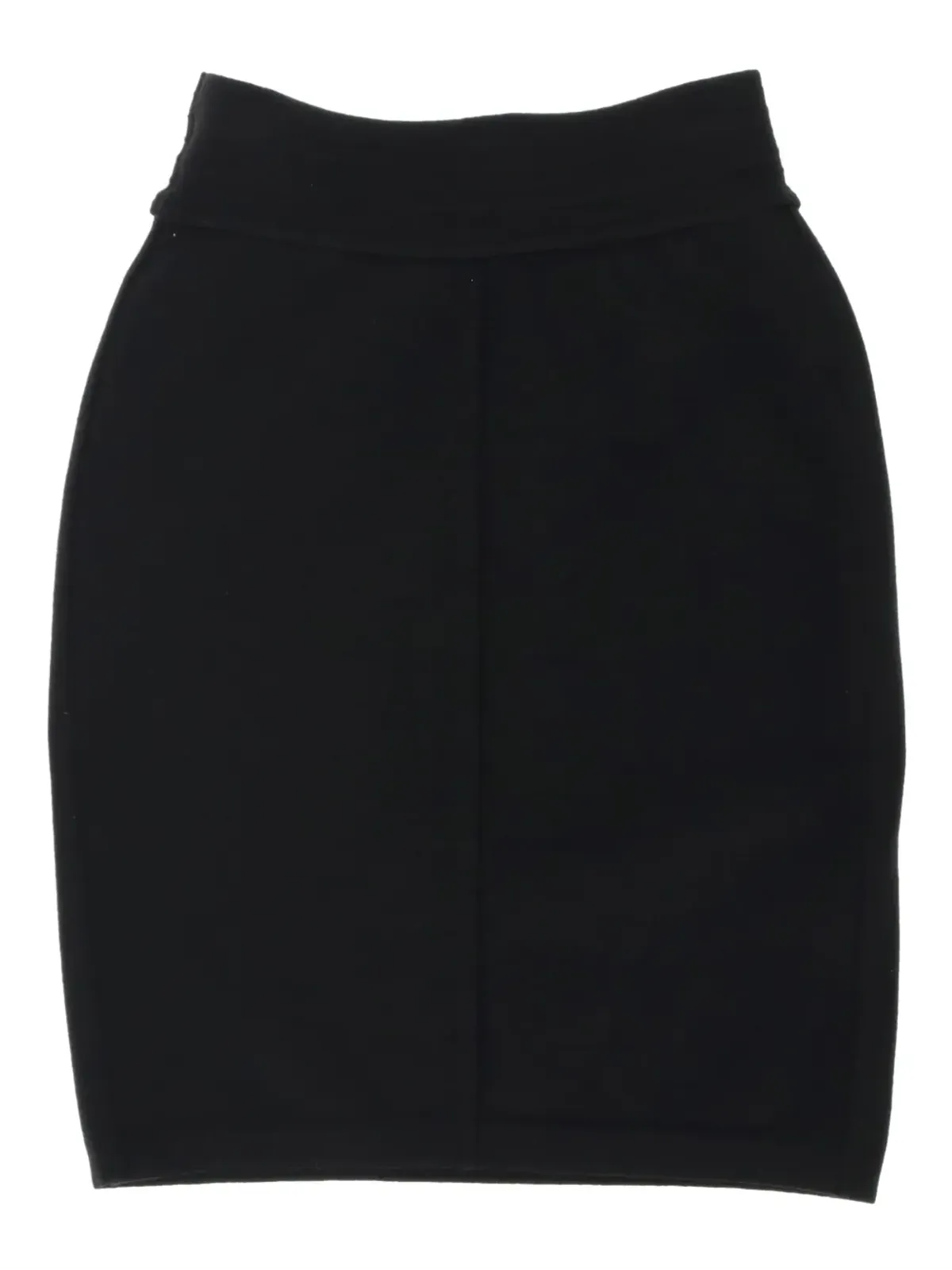 Alaïa Pre-Owned 1980s elasticated-waistband mini skirt - Black - 画像2