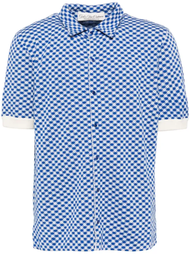 GOD'S TRUE CASHMERE GOD'S TRUE CASHMERE ラピスドット カシミアシャツの商品画像