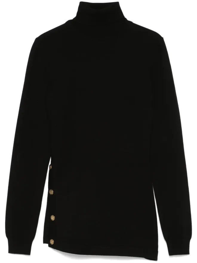 Elisabetta Franchi Elisabetta Franchi ロールネックセーター - ブラックの商品画像