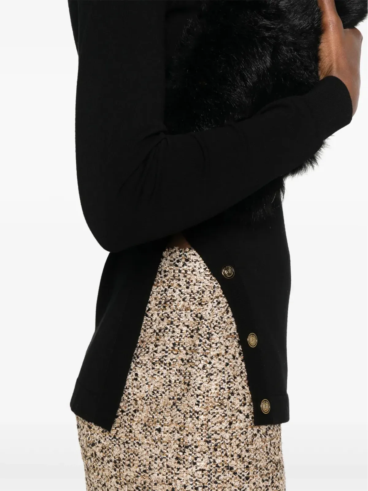 Elisabetta Franchi ロールネックセーター - ブラック - 画像5
