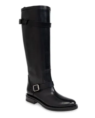 Saint Laurent アーモンドトゥ レザー ブーツ - サムネイル4
