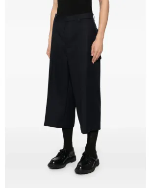 AMI Paris ブルー ボタン留めショートパンツ - サムネイル3