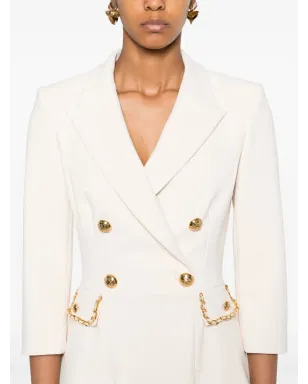 Elisabetta Franchi グルメットチェーン コートドレス - サムネイル5