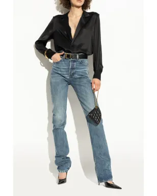 Saint Laurent 90mm Norma パンプス - ブラック - サムネイル3