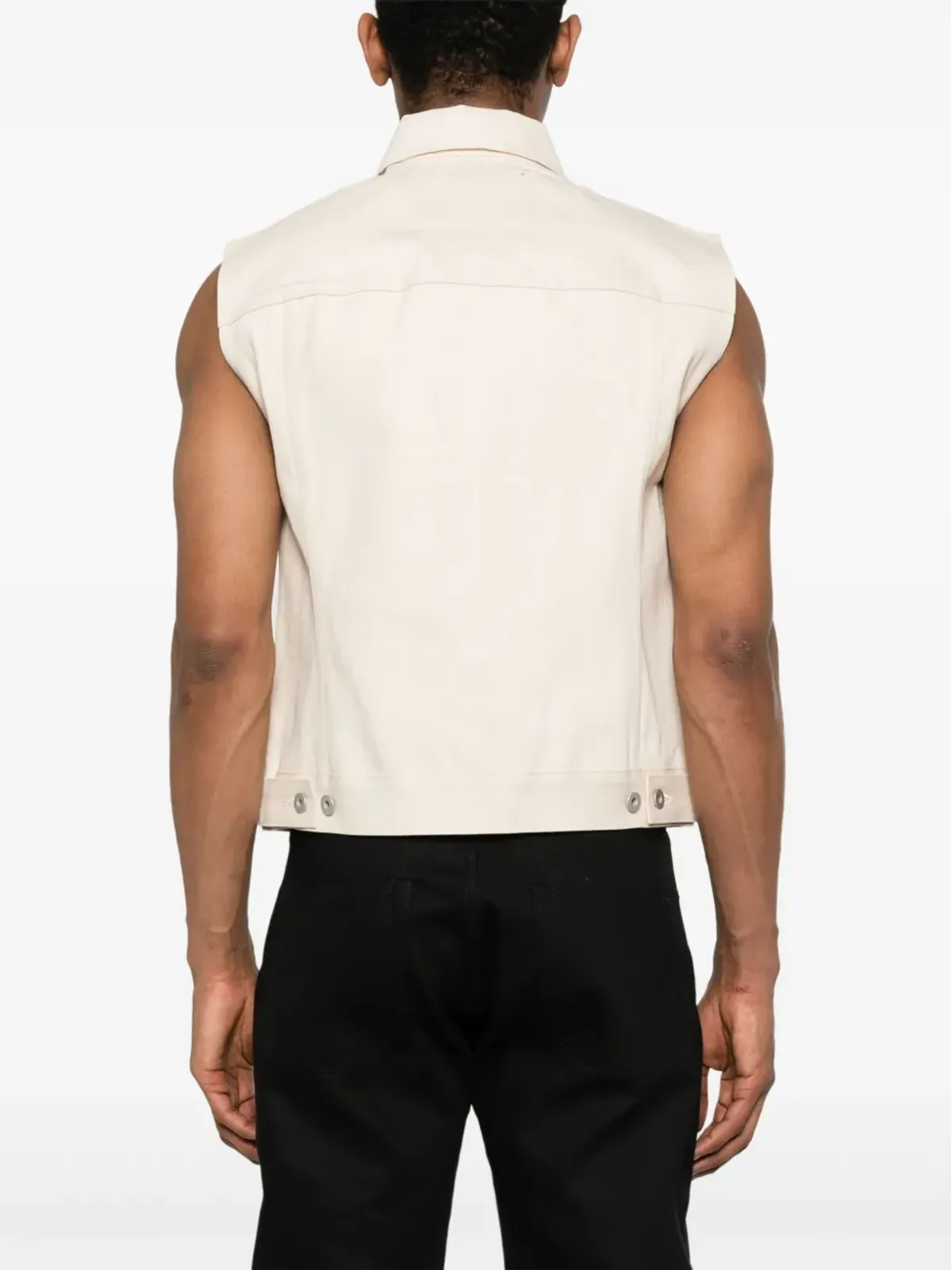 Rick Owens DRKSHDW ノースリーブ トラッカージャケット - 画像4