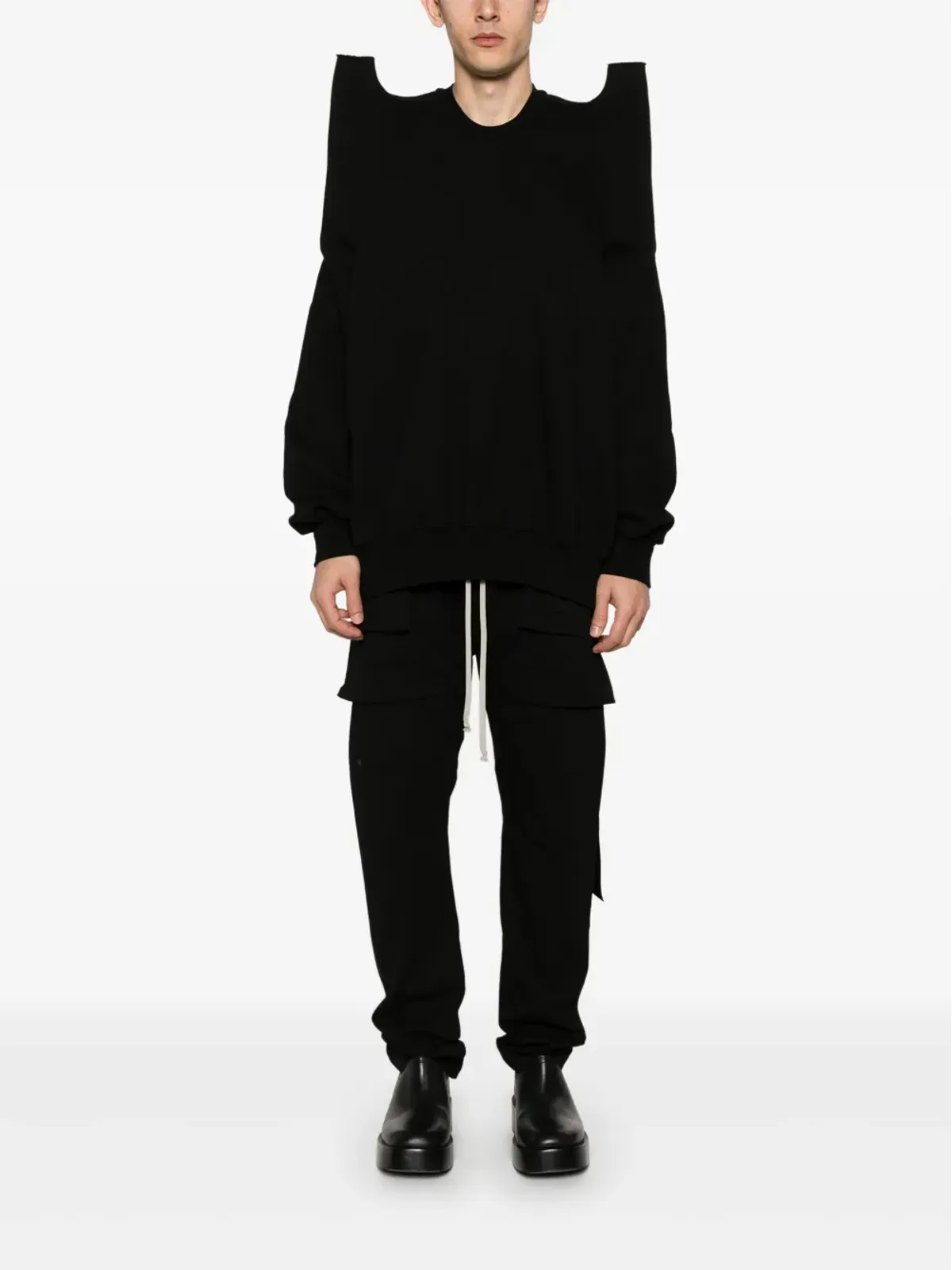 Rick Owens DRKSHDW テックスウェット スウェットシャツ - 画像2