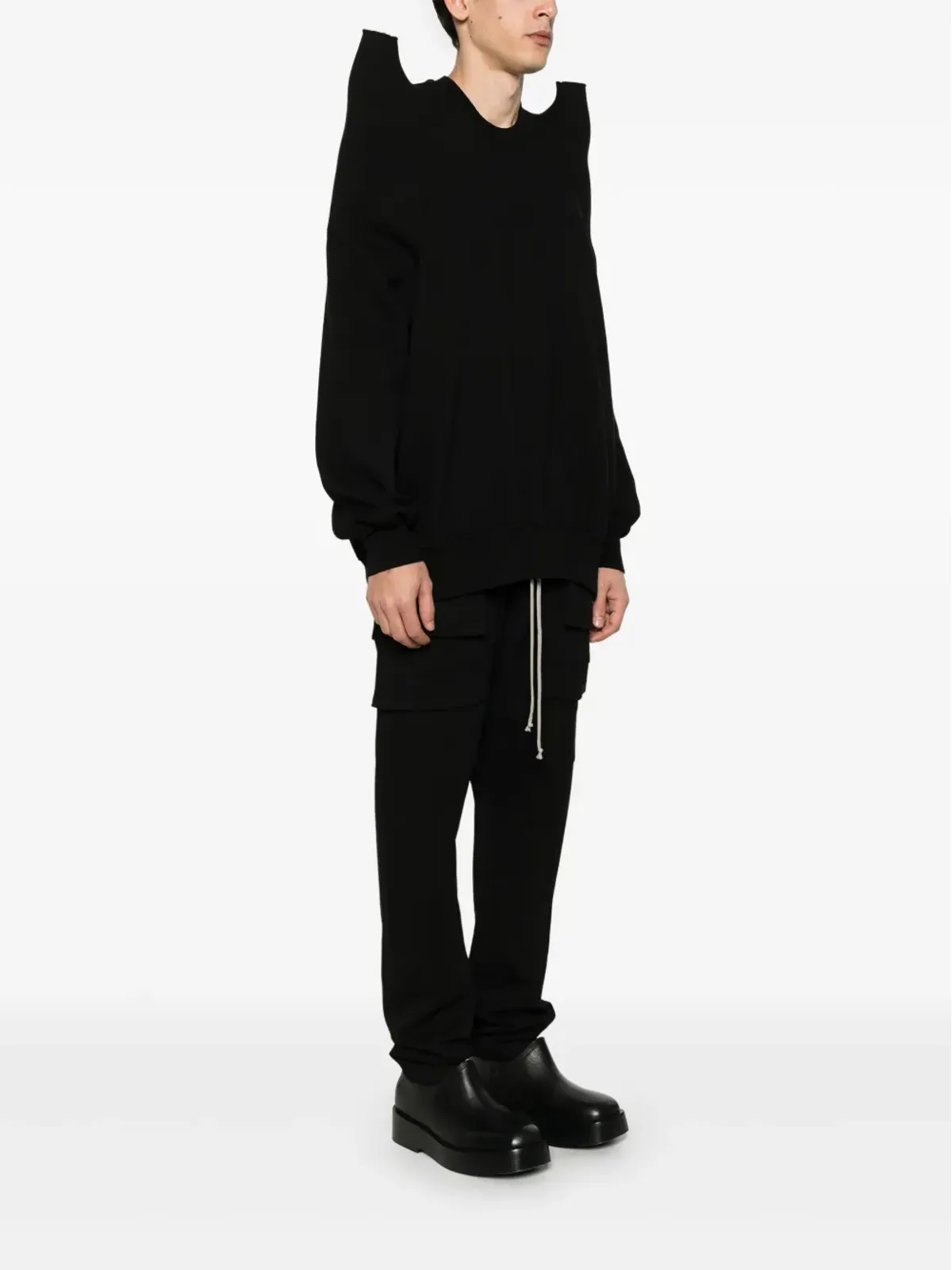 Rick Owens DRKSHDW テックスウェット スウェットシャツ - 画像3