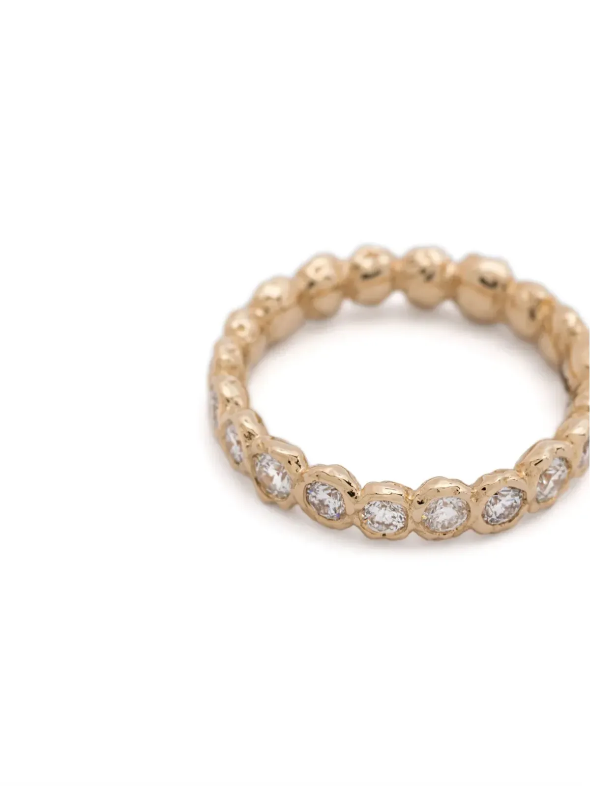 Fie Isolde 14K yellow gold Alfa diamond ring - 画像3