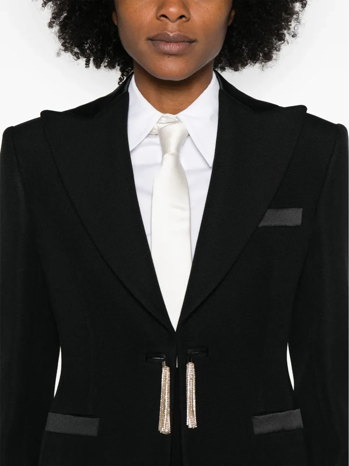Max Mara タッセルディテール ブレザー - 画像5