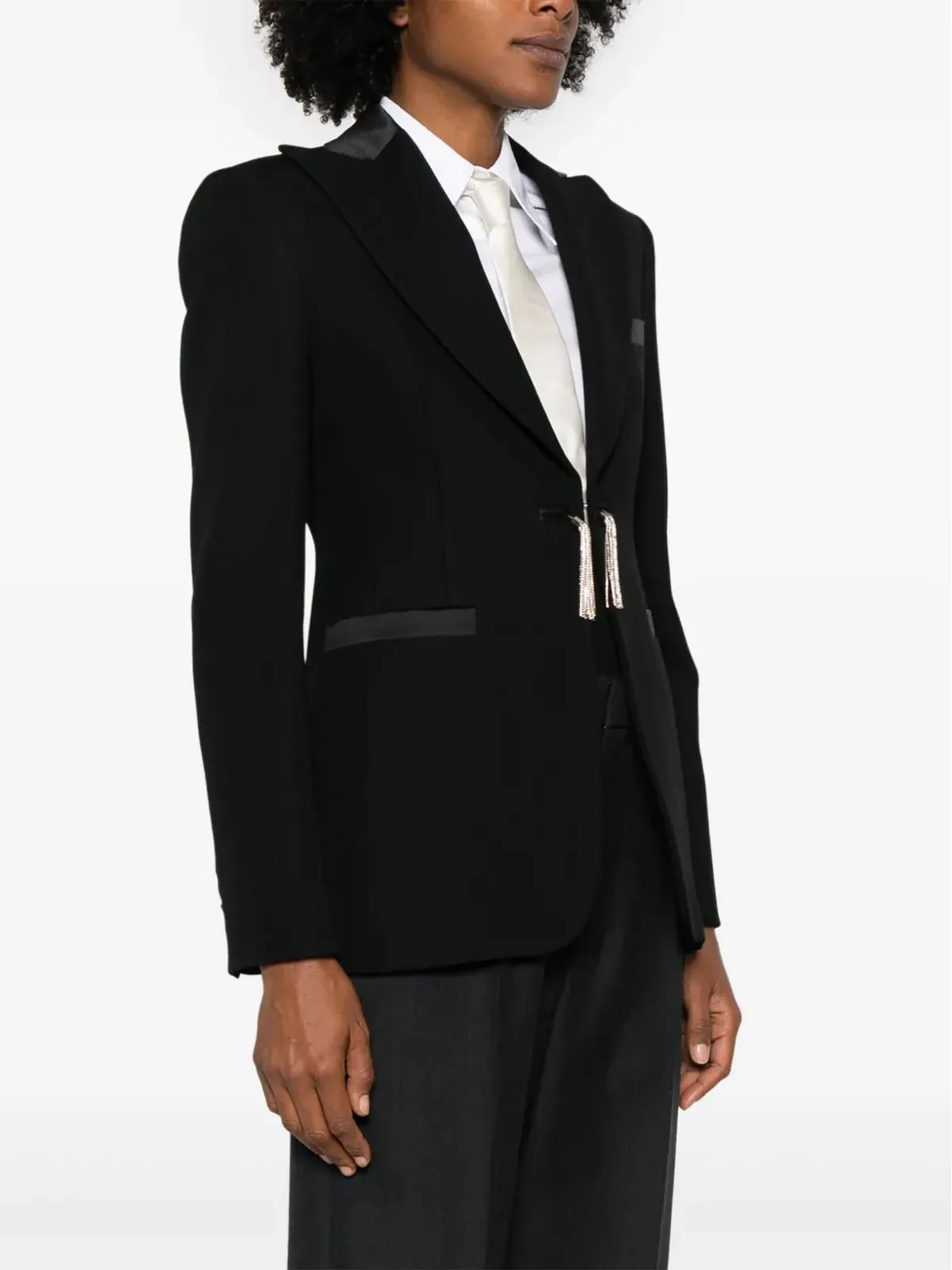 Max Mara タッセルディテール ブレザー - 画像3