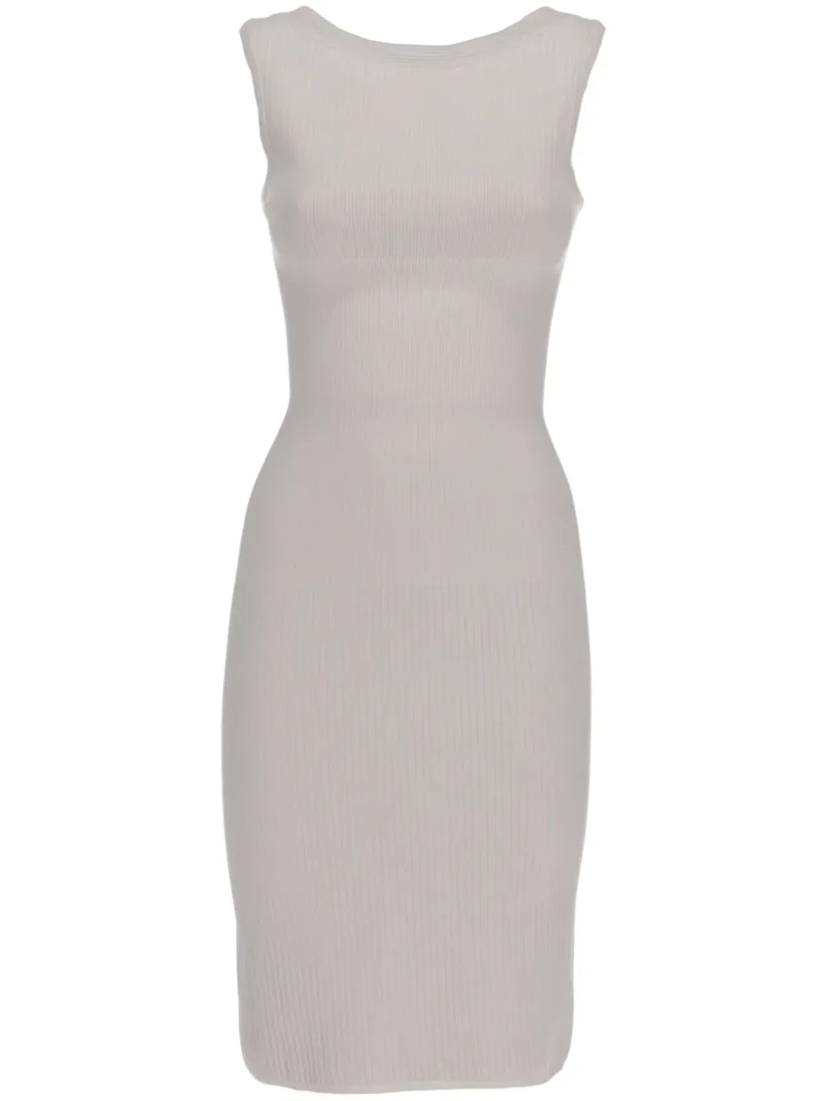 Alaïa Pre-Owned 2000年代リブ編みミディドレス - 画像1