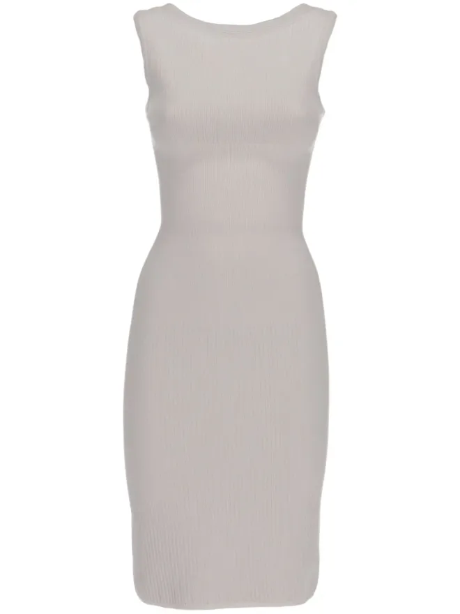 Alaïa Pre-Owned Alaïa Pre-Owned 2000年代リブ編みミディドレスの商品画像